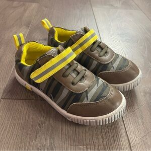 Livie & Luca Toddler Boy Size 13 Green Brown Yellow Camo Vault Sneakers
